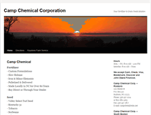 Tablet Screenshot of campchemical.com